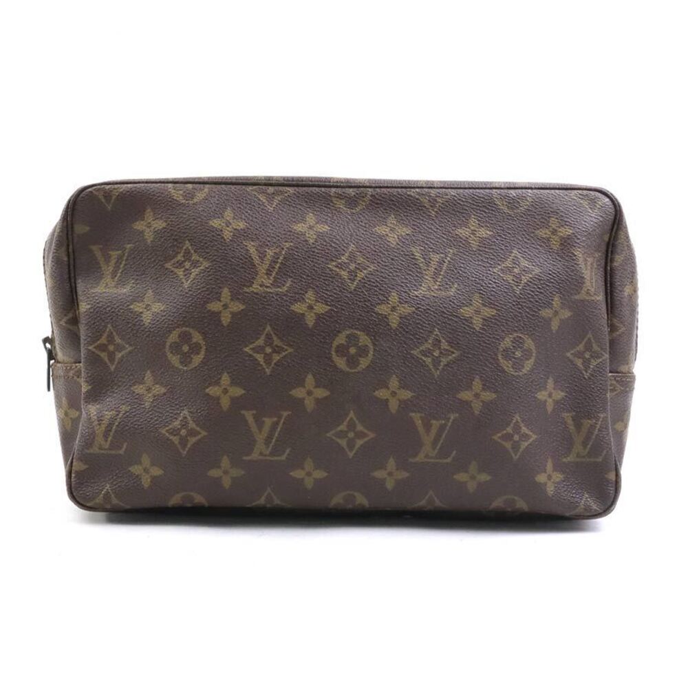Louis Vuitton Shoulder Bag Monogram Trousses Toilette Canvas Brown